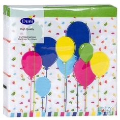 Салфетки Duni Balloons and Confetti 33х33 см 20 шт