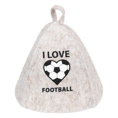 Шапка для бани и сауны Нot Pot I Love Football