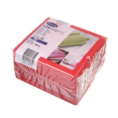 Салфетки бумажные Duni двухслойные, красные, 33х33 см 125 шт