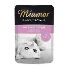 Корм для кошек MIAMOR Королевское рагу Утка в соусе 100 г