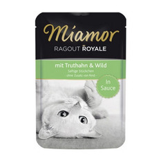 Корм для кошек MIAMOR Королевское рагу Индюк в соусе индюк 100 г
