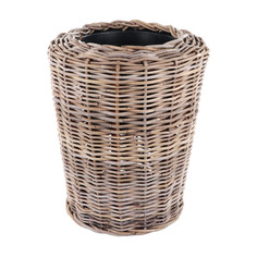 Кашпо Van der leeden zuil rattan d45h70cm