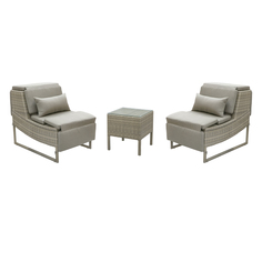 Комплект мебели Obt Lounge: 2 стула-шезлонга и стол (BF2729/BF2728)