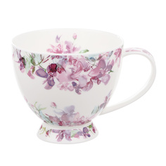 чашка чайная Dunoon "розовые цветы" 450мл