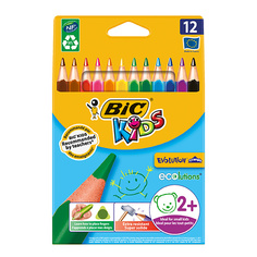 Цветные карандаши BIC Evolution Triangle 12 цветов