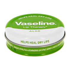 Бальзам для губ VASELINE LIP THERAPY с экстрактом алоэ вера в баночке 20 г