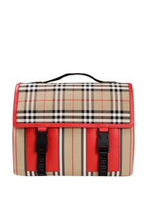 Рюкзак в клетку Burberry Kids