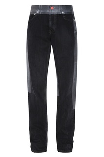 Черные джинсы с контрастной отделкой Heron Preston