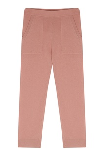 Утепленные розовые брюки Bonpoint