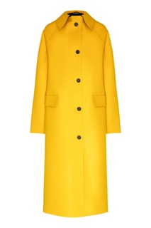 Желтое демисезонное пальто Kassl Editions