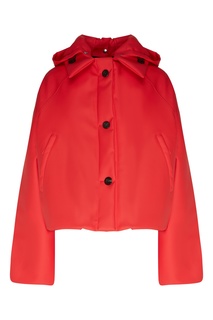 Короткая красная куртка с капюшоном Kassl Editions