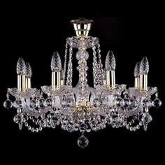 Подвесная люстра 1402/8/195/G/Balls/Tube Bohemia Ivele Crystal