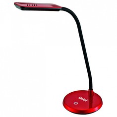 Настольная лампа офисная TLD-510 Red/LED/550Lm/4500K/Dimer Uniel