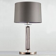 Настольная лампа декоративная 4400 4401/T black nickel без абажура Newport