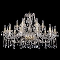 Подвесная люстра 1413/12+6/360/G Bohemia Ivele Crystal
