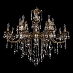 Подвесная люстра 1702/8+8/300+150/B/GB Bohemia Ivele Crystal
