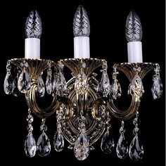 Бра 1702B/2+1/175/A/GB Bohemia Ivele Crystal
