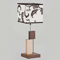 Настольная лампа декоративная Qube Brown 9414 Alfa