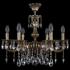 Люстра на штанге 1702/6/210/A/GB Bohemia Ivele Crystal