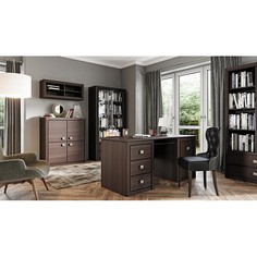 Гарнитур для кабинета Коен Black Red White