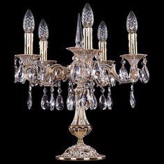 Настольная лампа декоративная 1702L/5/CK125IV-45/A/GW Bohemia Ivele Crystal