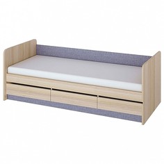 Кровать Индиго ПМ-145.15 ясень коимбра/навигатор Triya