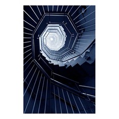 Картина (40х60 см) Спиралевидная лестница HE-101-618 Ekoramka