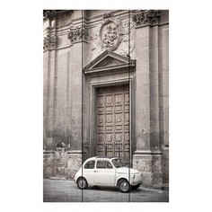Картина (80х120 см) Машина у двери DE-104-485 Ekoramka