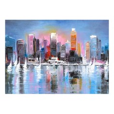 Картина (70х50 см) Манхэттен краски HE-101-869 Ekoramka
