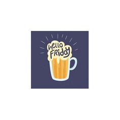 Картина (50х70 см) Hello Friday HE-101-145 Ekoramka