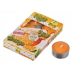 Набор из 6 свечей ароматических (4x2 см) Апельсин 348-480