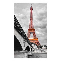 Картина (30х50 см) Эйфелева башня в красном HE-101-488 Ekoramka