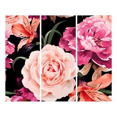 Набор из 3 картин (60х50 см) Розы HE-107-108 Ekoramka