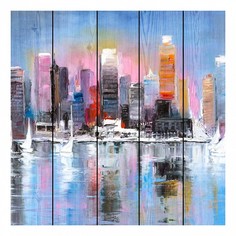 Картина (60х60 см) Манхеттен краски DE-104-189 Ekoramka