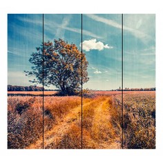 Картина (90х90 см) Дерево в поле DE-104-182 Ekoramka
