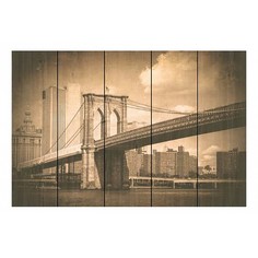 Картина (90х60 см) Мост ретро DE-104-284 Ekoramka