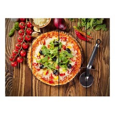 Картина (90х60 см) Пицца DE-104-365 Ekoramka