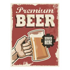 Картина (70х90 см) Premium beer ME-105-322 Ekoramka