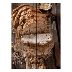 Картина (60х90 см) Хлеб с маслом DE-104-478 Ekoramka