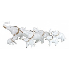 Набор из 2 статуэток (13x4x10 см) Слон 149-041