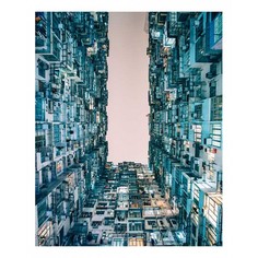 Картина (40х50 см) Здание с окнами HE-101-593 Ekoramka