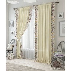 Портьера (200х260 см) 2шт. Антум ТОМДОМ