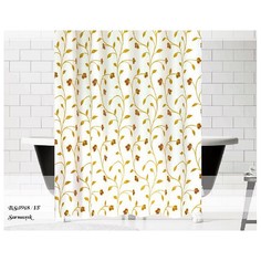 Штора для ванной (180x200 см) DROP Karna