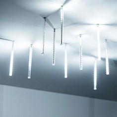 Гирлянда супернить [4.5 м] Icefall ARD-ICEFALL-CLASSIC-D12-200-10PCS-CLEAR-32LED-LIVE WHITE (230V, 10.5W) Arlight