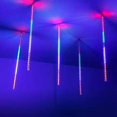 Гирлянда супернить [2 м] Icefall ARD-ICEFALL-CLASSIC-D12-500-5PCS-CLEAR-72LED-LIVE RGB (230V, 6W) Arlight