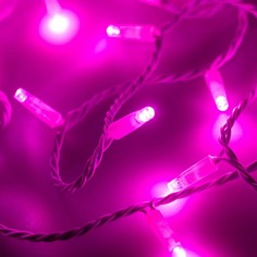 Гирлянда нить [10 м] String ARD-STRING-CLASSIC-10000-WHITE-100LED-STD PINK (230V, 7W) Arlight