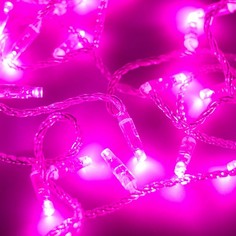 Гирлянда нить [10 м] String ARD-STRING-CLASSIC-10000-CLEAR-100LED-STD PINK (230V, 7W) Arlight