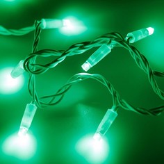 Гирлянда нить [10 м] String ARD-STRING-CLASSIC-10000-WHITE-100LED-FLASH GREEN (230V, 7W) Arlight