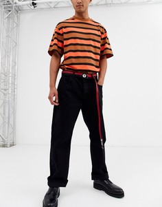 Черный ремень AAPE By A Bathing Ape - 60 дюйма - Красный
