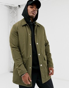 Однобортный макинтош цвета хаки ASOS DESIGN - Зеленый